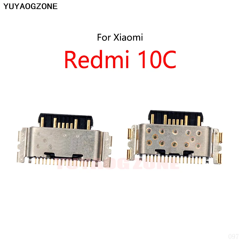 

2 шт./партия для Xiaomi Redmi 10C Тип C USB разъем для зарядки разъем для подключения док-станции