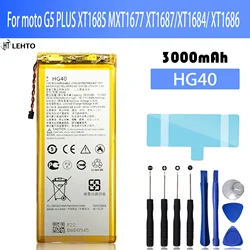 HG40 Battery for Motorola Moto G5 PLUS G5+ G5P XT1685 MXT1677 XT1687/XT1684/ XT1686 Original Capacity Mobile Phone Batteries