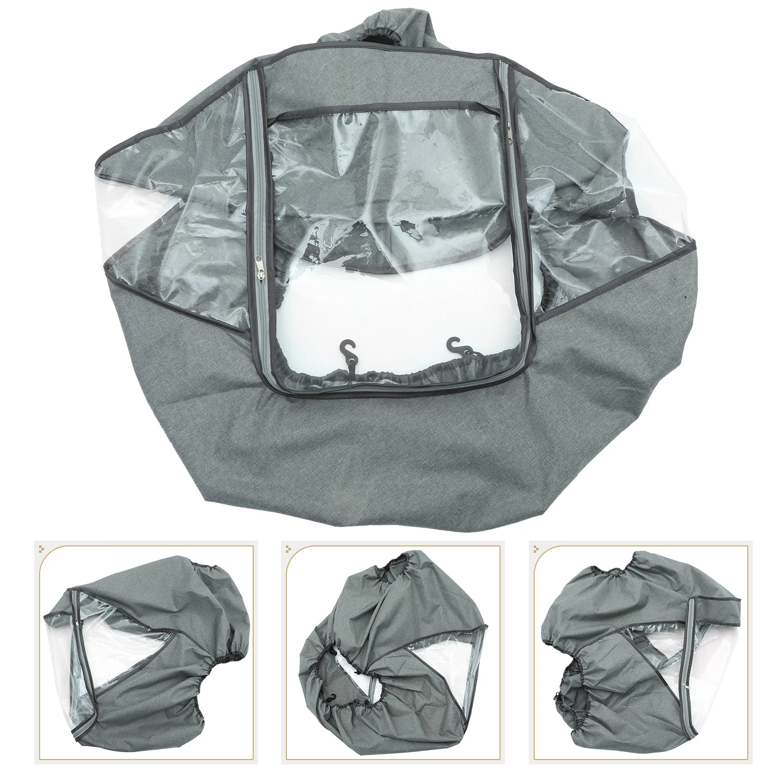 

Stroller Weatherproof Cover Pink Dustproof Windproof Universal Fit Most Standard Size Prams Easy Carry Storage