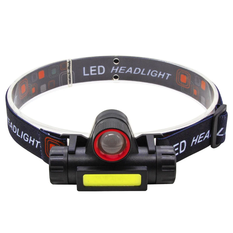 Zoomable Led Headlamp Sensor XP-G Q5 Head Lamp Headlight Waterproof 2500lm Built in Usb Rechargeable 18650 Battery Working Light