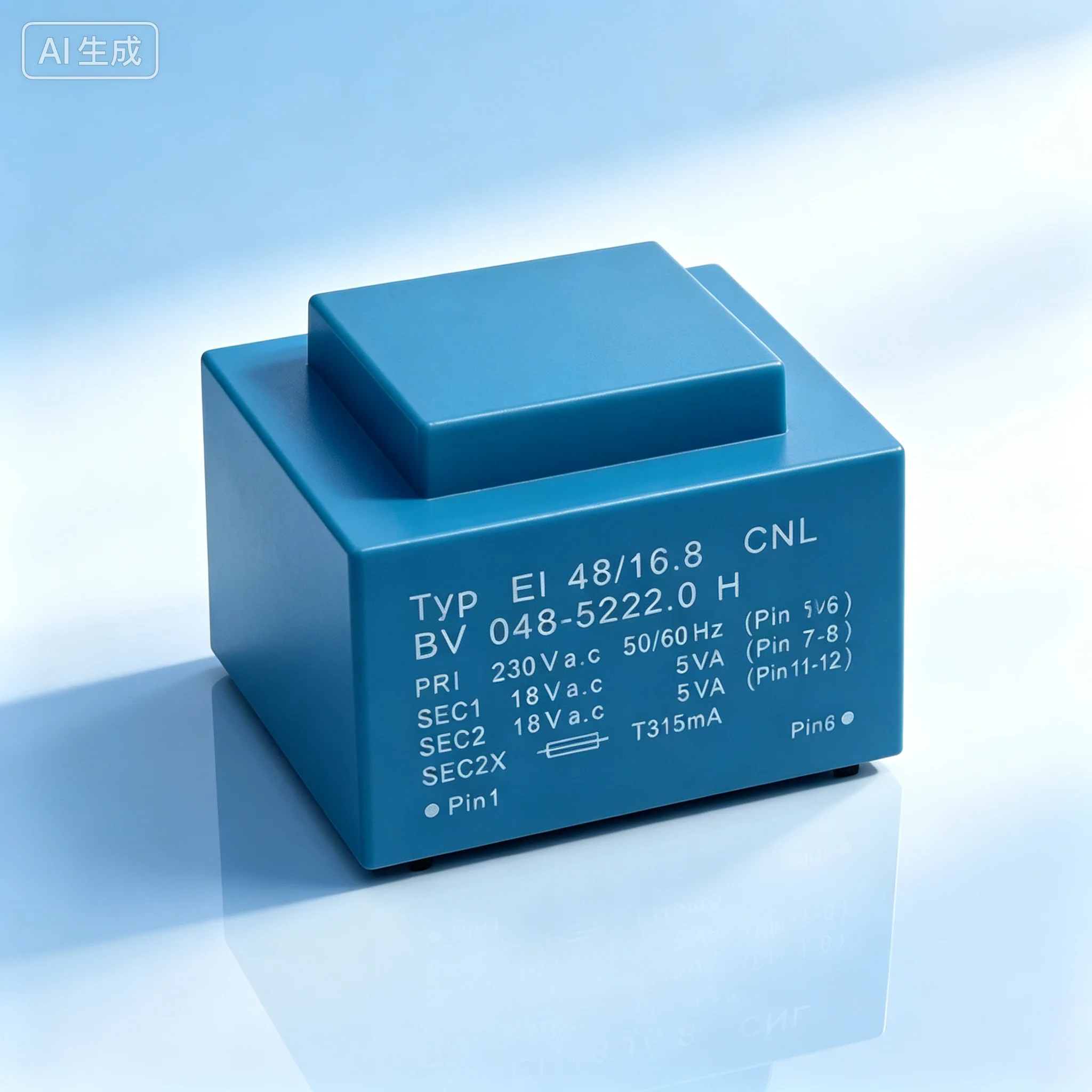 transformateur-ei48-168-10va-double-18v-bv-048-522220-pour-alimentation-scellee-2-pieces