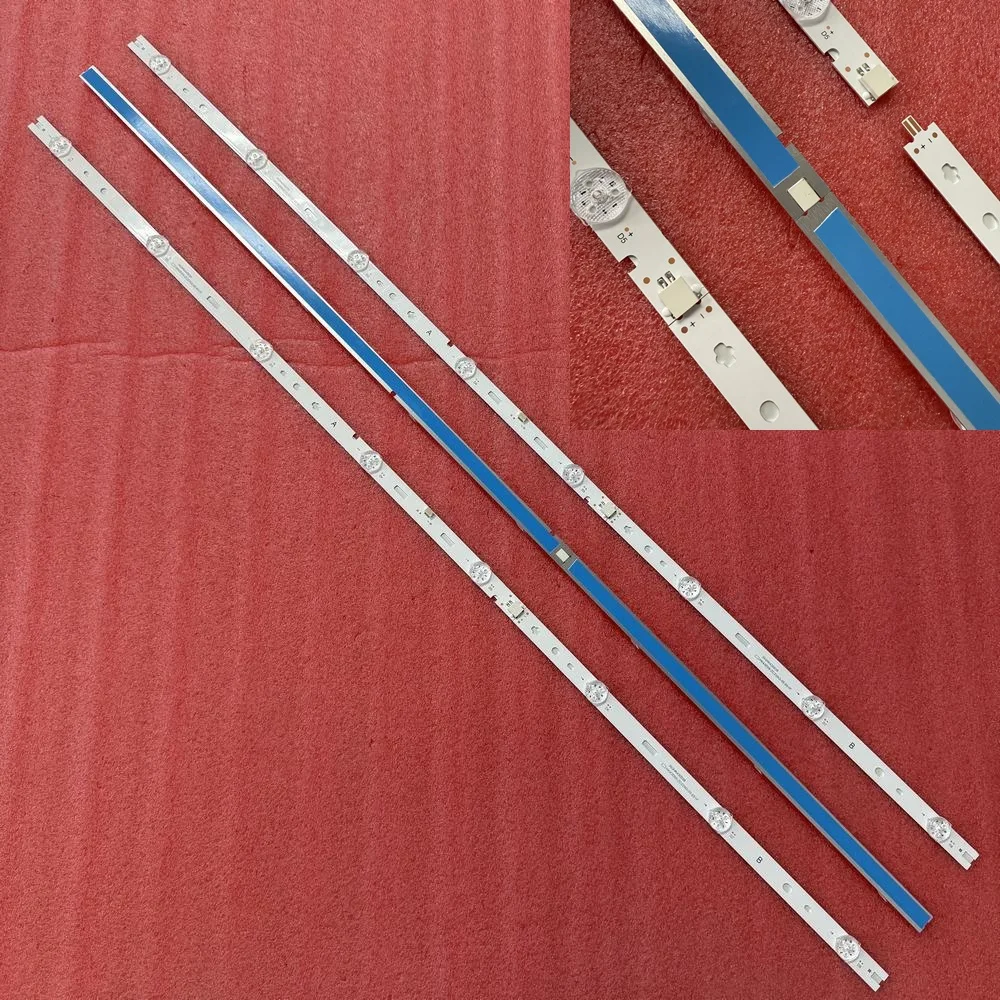 

3 шт./компл. светодиодная лента для подсветки 8 светодиодов для 43T8S HK43D08-ZC22AG-05 303HK430036