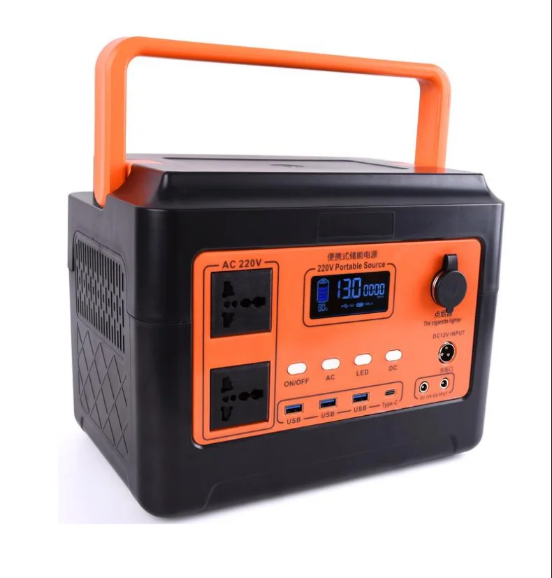 Factory Selling 1000W 2000W 512WH Power Pack Universal Plug Standard DC/AC Portable Power Station with 1000w Inverter