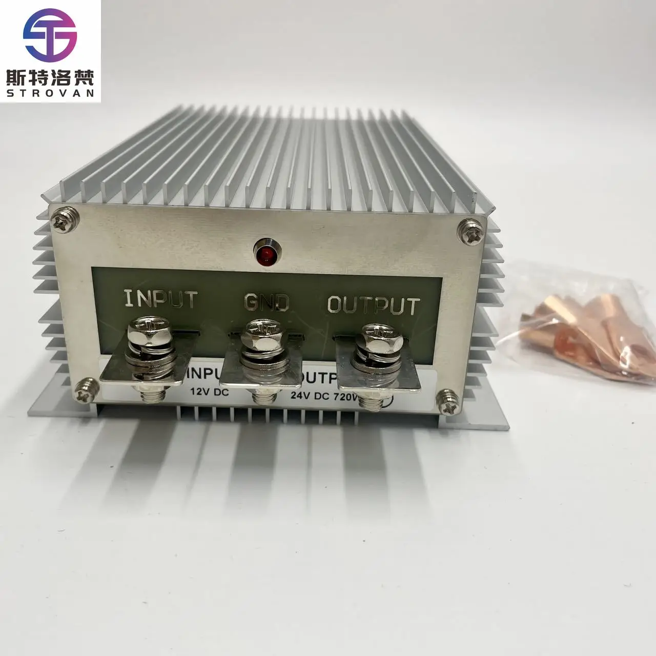 Step up Converter Regulator DC 12v to 24V 30A 720W Power Supply Adapter for Motor Car Truck Vehicle Boat Solar System