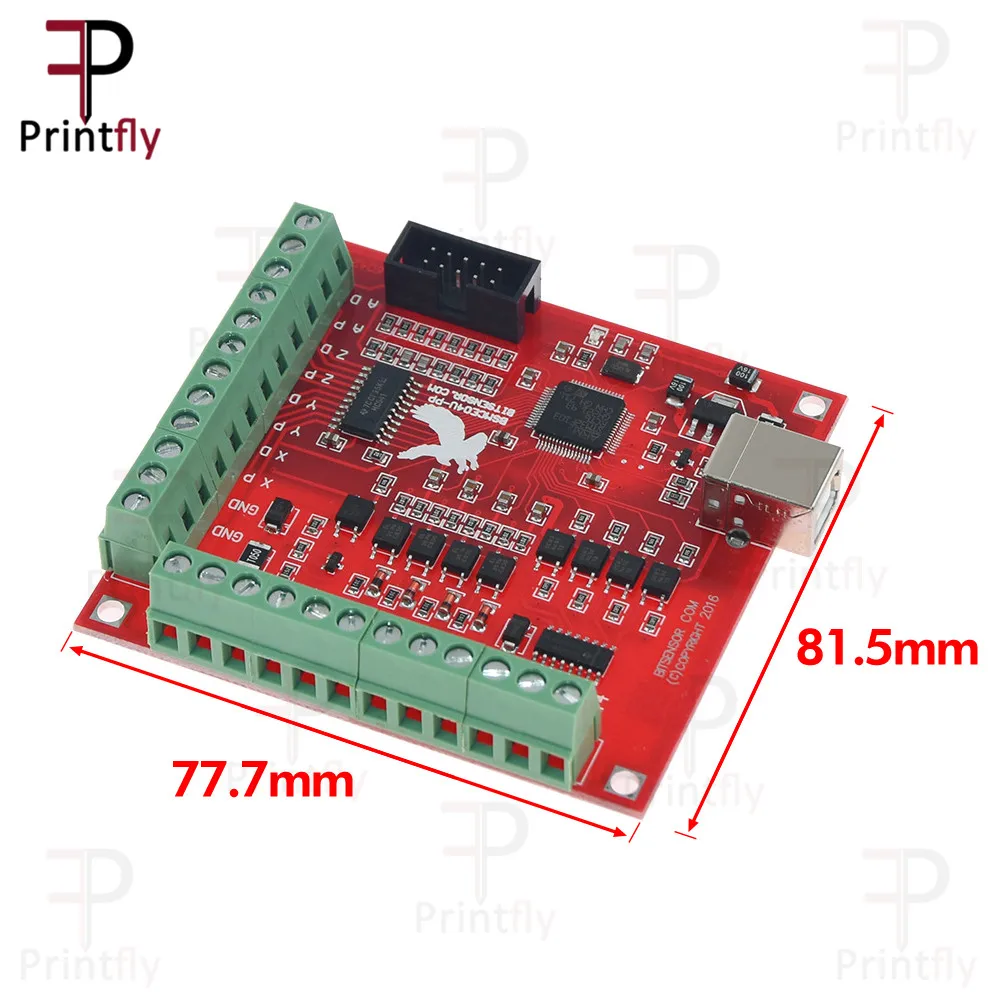 Printfly – carte de contrôle de mouvement Mach3, interface Super USB, sculpture volante, machine à graver, panneau d'interface CNC