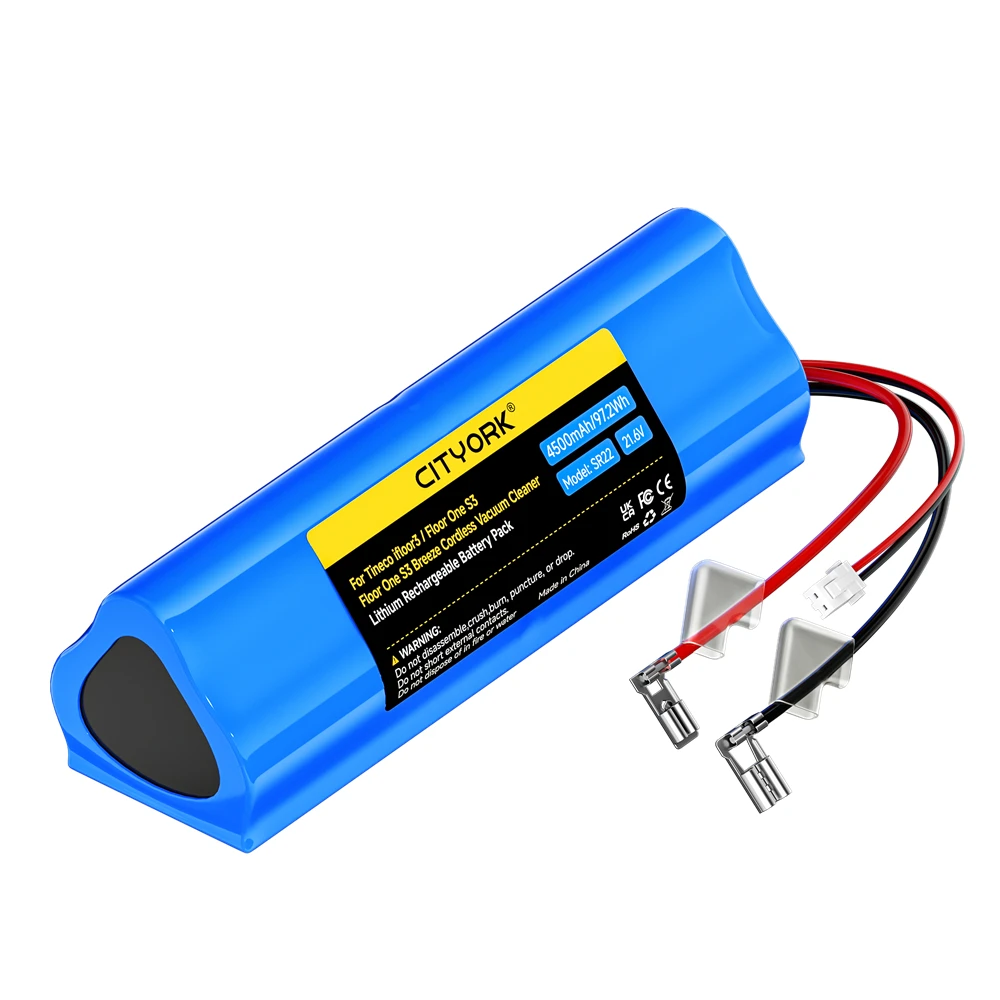 21.6V 4500mAh Battery for Tineco FLOOR ONE S3 IFLOOR 3 FLOOR ONE 1.0 FW25M-01 FW25W-01 FW09010ECN HF10E-01 HF20E-01 S3-01