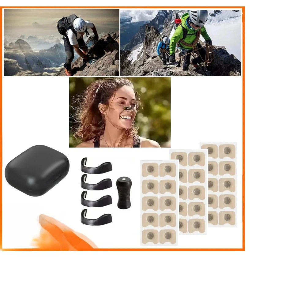

2025 New Hot sale Outdoor Magnetic Hiking Walking Nose Clips Outdoor Mountaineering core Magnetic Clips Nose Clip with Magnet
