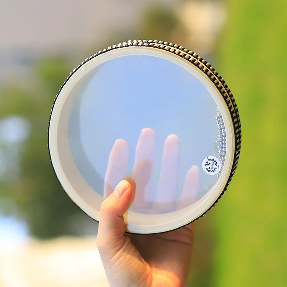 Ocean Drum Ocean Sound Effect Wave Bead Drum met stalen ballen Ocean Sea Drum Transparant voor kinderen jongens meisjes