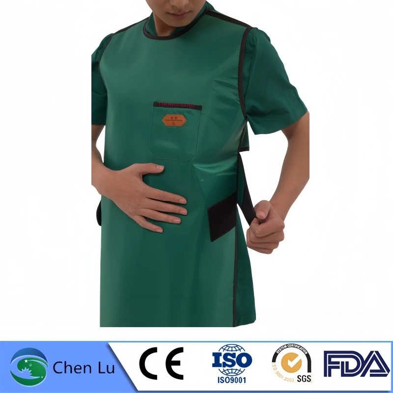 Protezione radiologica dai raggi X gamma, grembiule in piombo da 0,35/0,5 mmpb, protezione dalle radiazioni ionizzante, indumenti leggeri in piombo