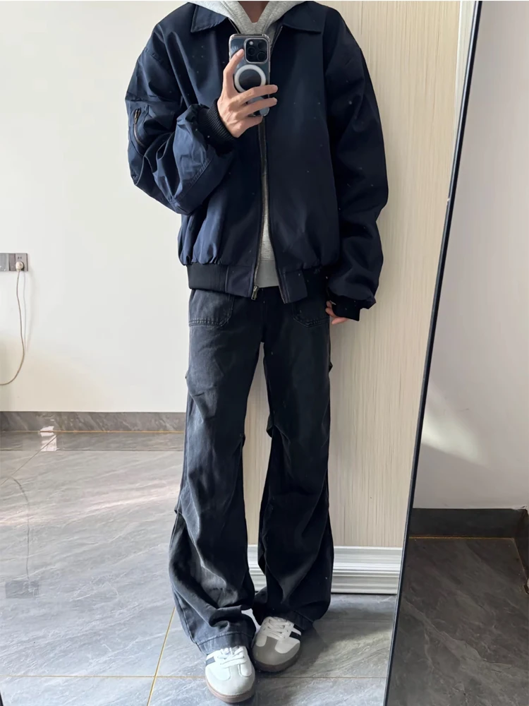 

American Sle Cleanfit ort Pilot Jaet, пальто для мужчин и женщин, весенне-осеннее модное брендовое крутое пальто с откидным воротником