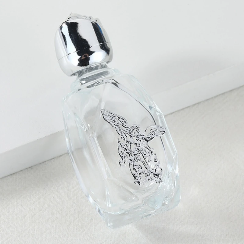 6Pcs Reusable Holy Water Vessels Glass Cosmetic Liquid Storage Bottles Dispenser