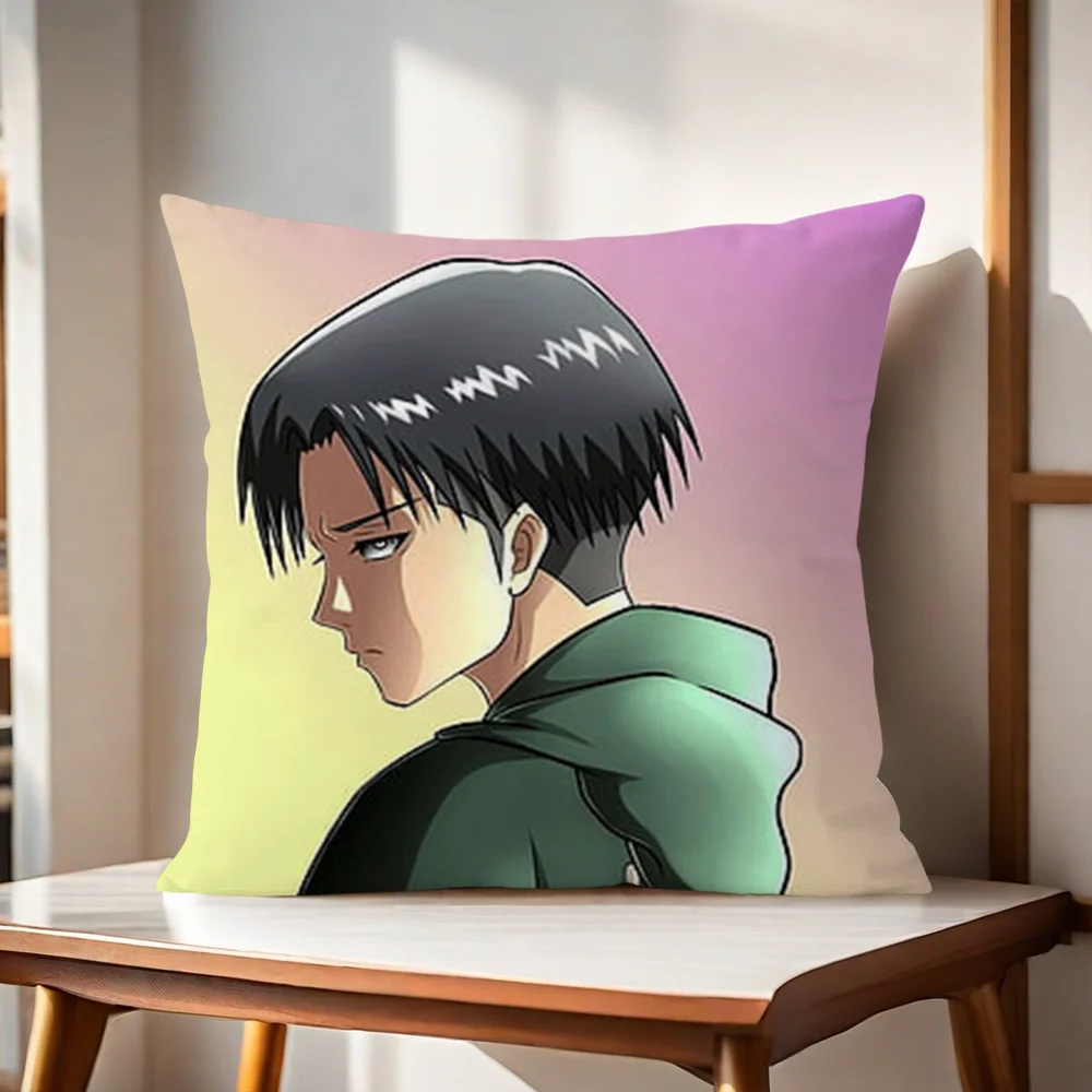 Anime A-Attack on Titan Pillow cover Sofa living Printing Decoration Room Home Office Coffee Shop Car Nordic Simplicity Cover