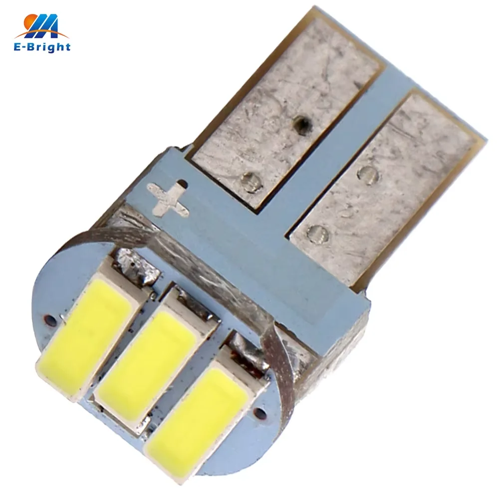 

YM E-Bright 200PCS/lot T10 194 168 7014 3SMD PCB Auto 3 Led Reverse Lights Car Interior Clearance Bulbs 12V Interior Light