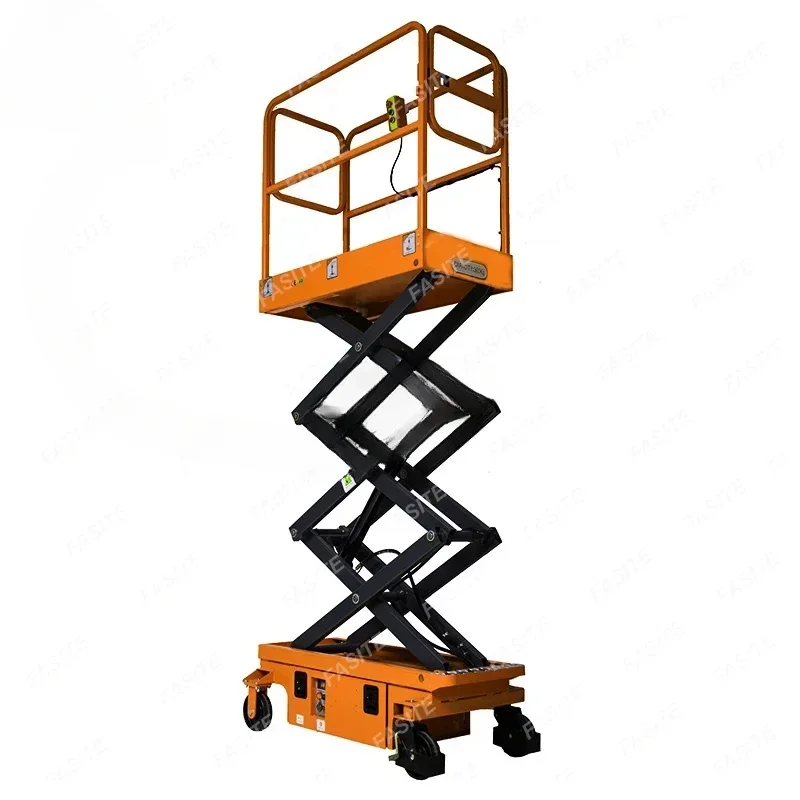 3.9m 4.8m One Man Lifter Scaffolding Platform Elevator Mini Scissor Lift