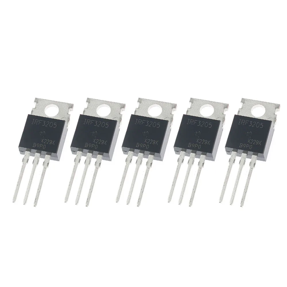 5PCS/Lot  High-Performance Power MOSFET Transistors IRFZ44N IRF3205, IRF530N, IRF540, IRF640, IRF730, IRF740, IRF830, IRF840