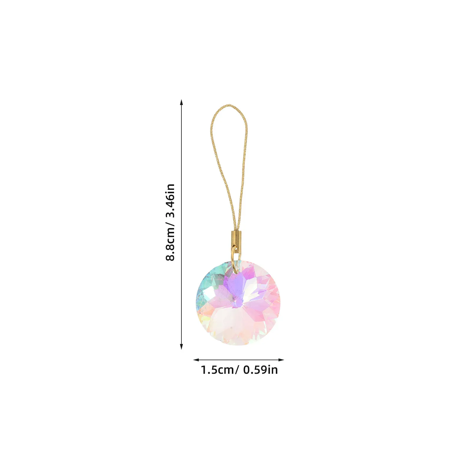 12Pcs Crystal Flower Sun Catcher Prisms for Windows Car Wedding Decor Colorful Light Refracting Hanging Ornament Indoor Outdoor