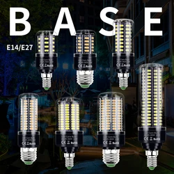 LED E27 220V Light Bulb 110V E14 Corn Lamp 3.5W 5W 7W 9W 12W 15W 20W For Home Bedroom Chandeliers Bulbs No Flicker Lighting 240V