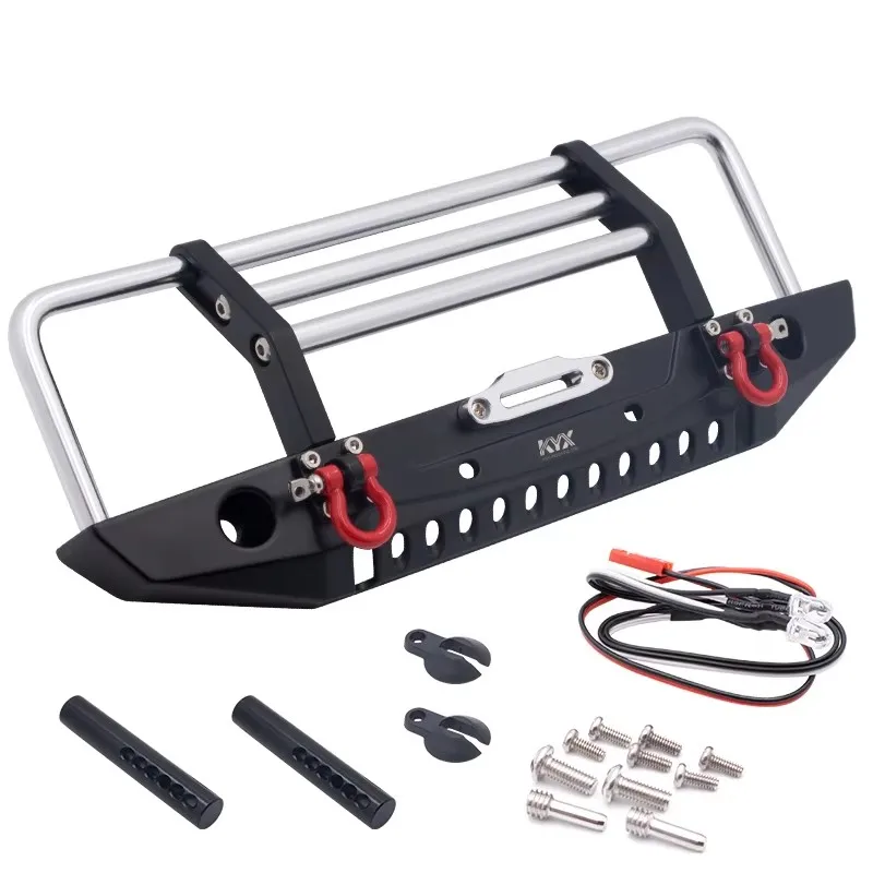 CNC machining aluminum alloy simulation front bumper for 1/10 traxxas trx4