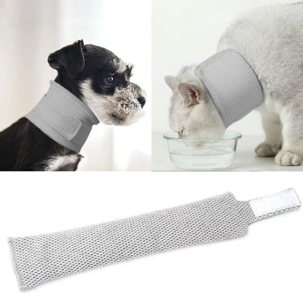 Soft Dog Neck Protector Scratch-proof Neck Support Pet Neck Cover Anxiety Relief Bite-resistant Eliabethan Collar for Dog Cat