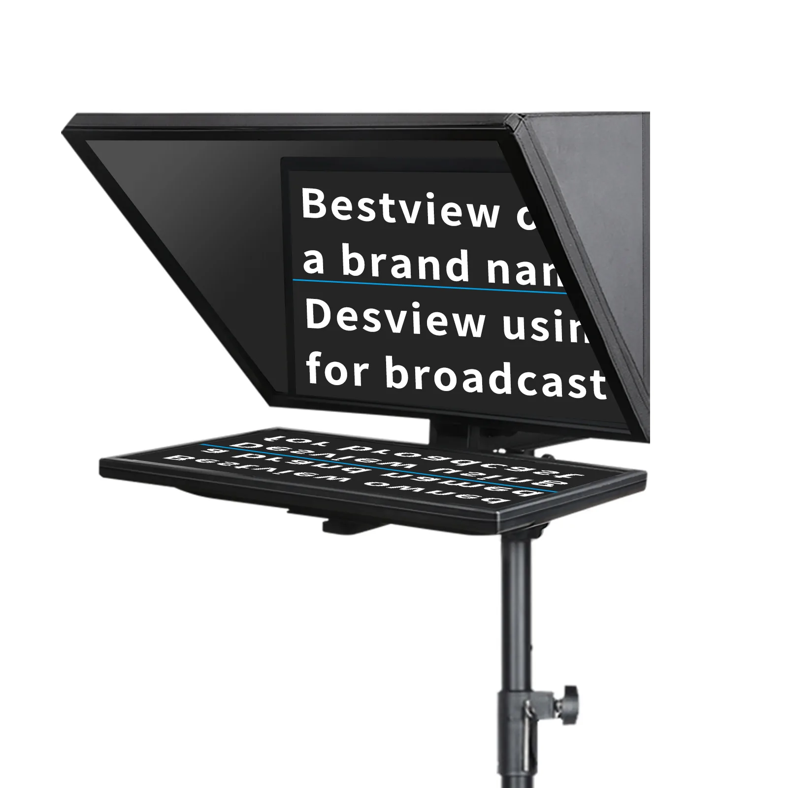 Desview 17inch autocue prompter Manufacturer Supply auto-mirror broadcast teleprompter T17 teleprompter