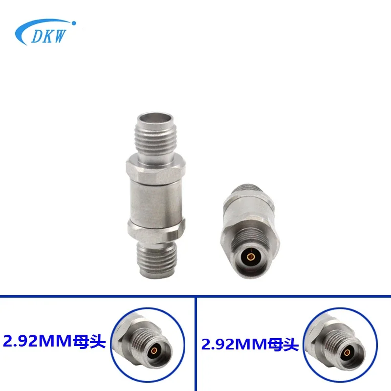 

2.92MM millimeter wave adapter 40GHZ stainless steel 2.92MM-KKG mesh tap adapter K-head double pass