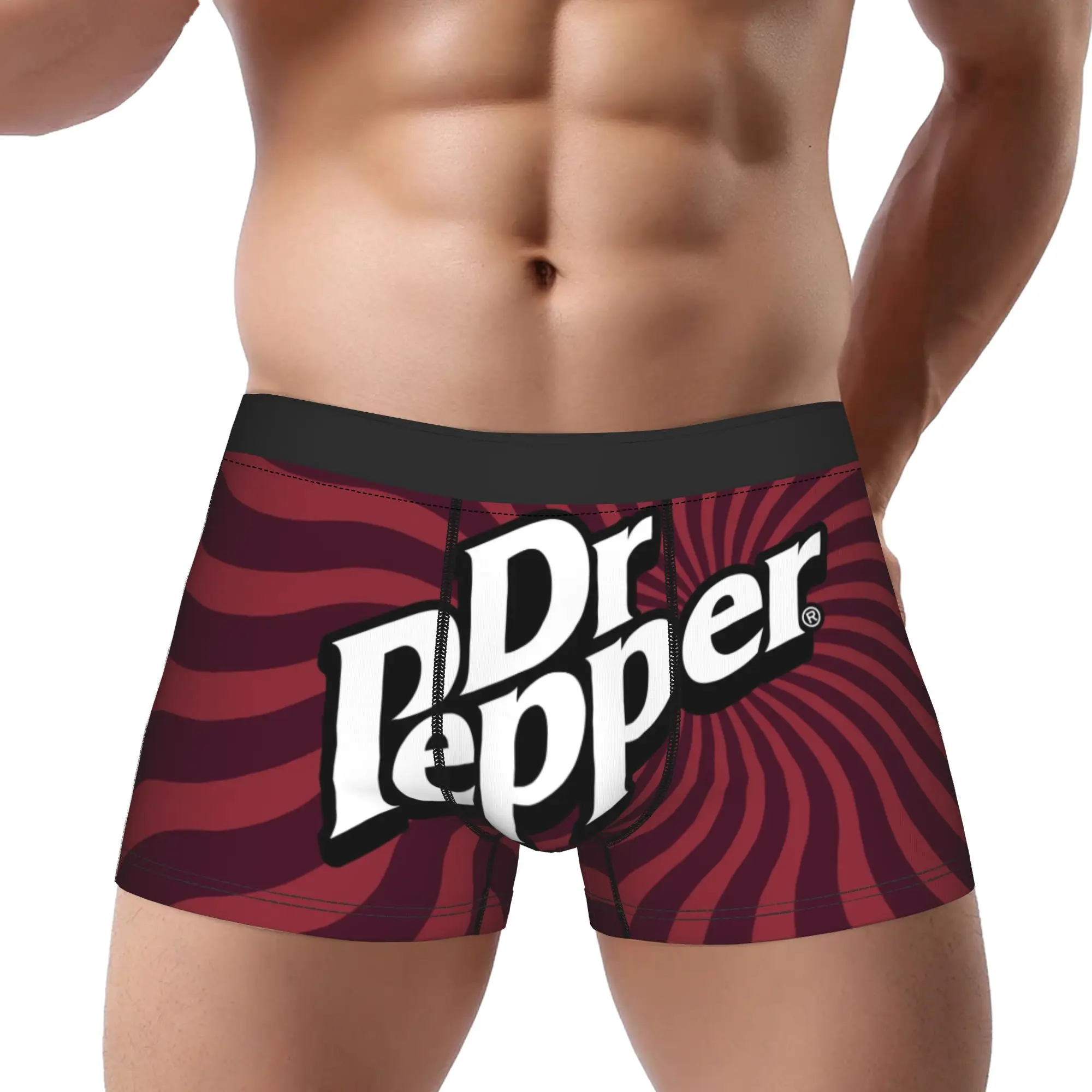 

Dr Dr.Pepper Underpants Breathbale Panties Man Underwear Ventilate Shorts Boxer Briefs