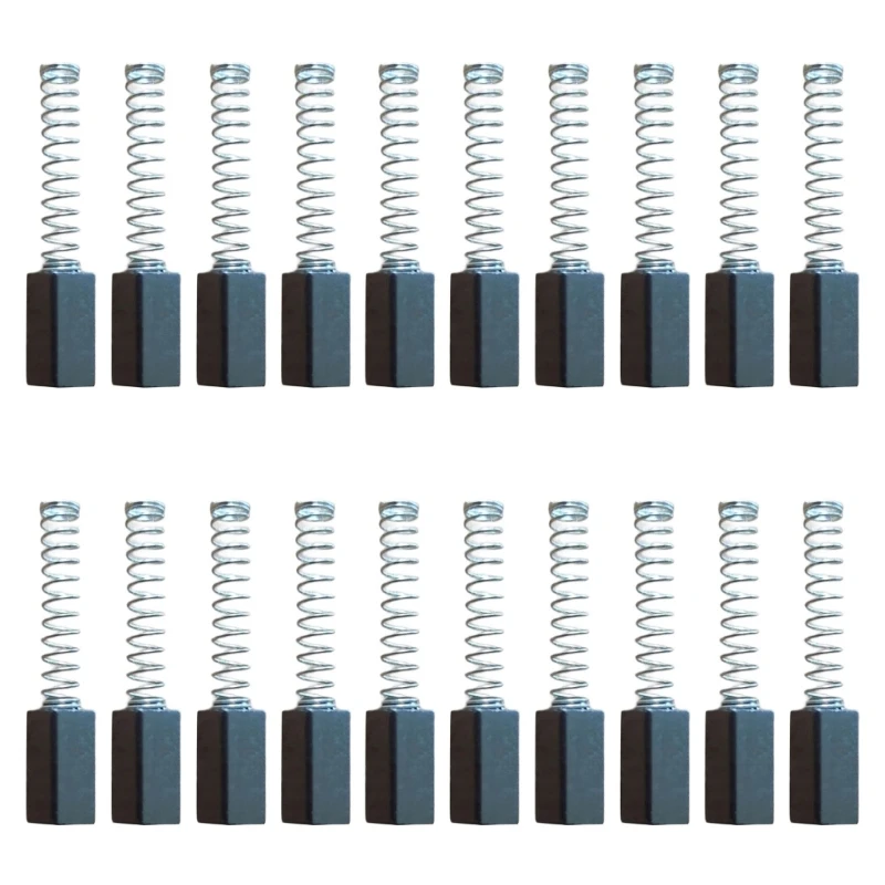 10Pcs 5x5x12mm Carbon Motor Brush Set Sewing Machine Replacement Accessories