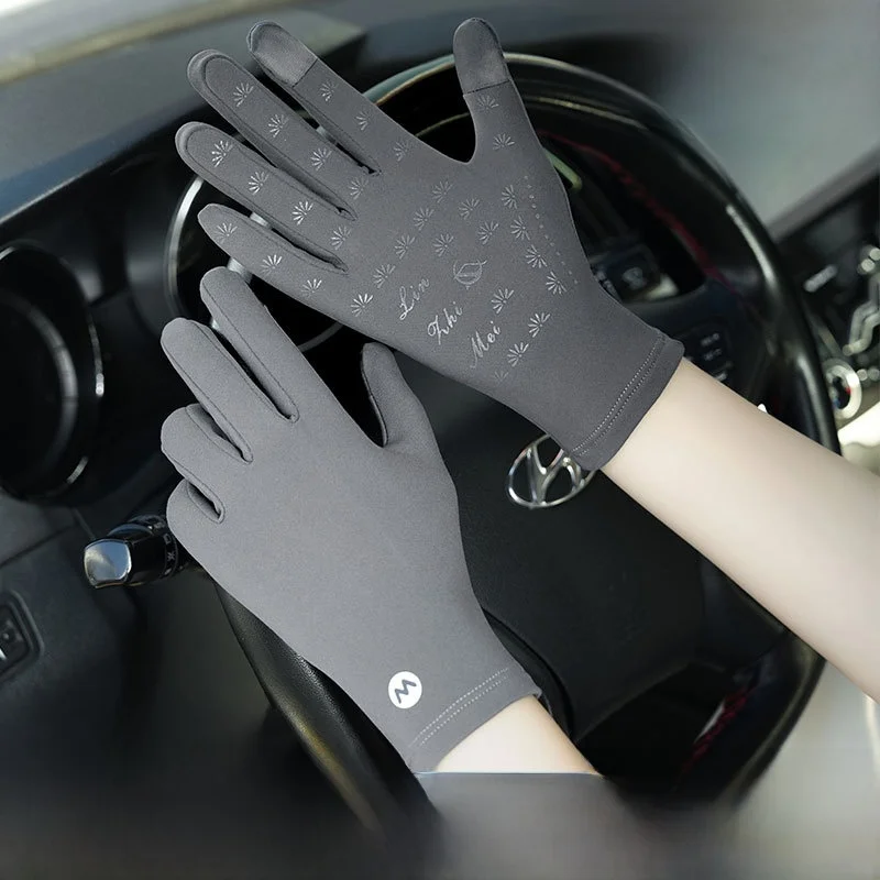 Men's Cycling Gloves Thin Fleece Lined Touchscreen Waterproof Windproof Driving Snowproof Inner Ski Hand Warmers Unisex