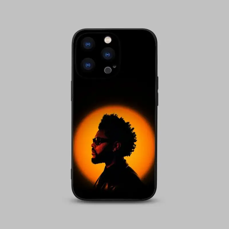 The W-Weeknd Album Phone Case For iPhone 15,14,13,12,11 Plus,Pro,Max,XR,XS,X,7,8 Plus,SE,Mini Black Silicone Soft