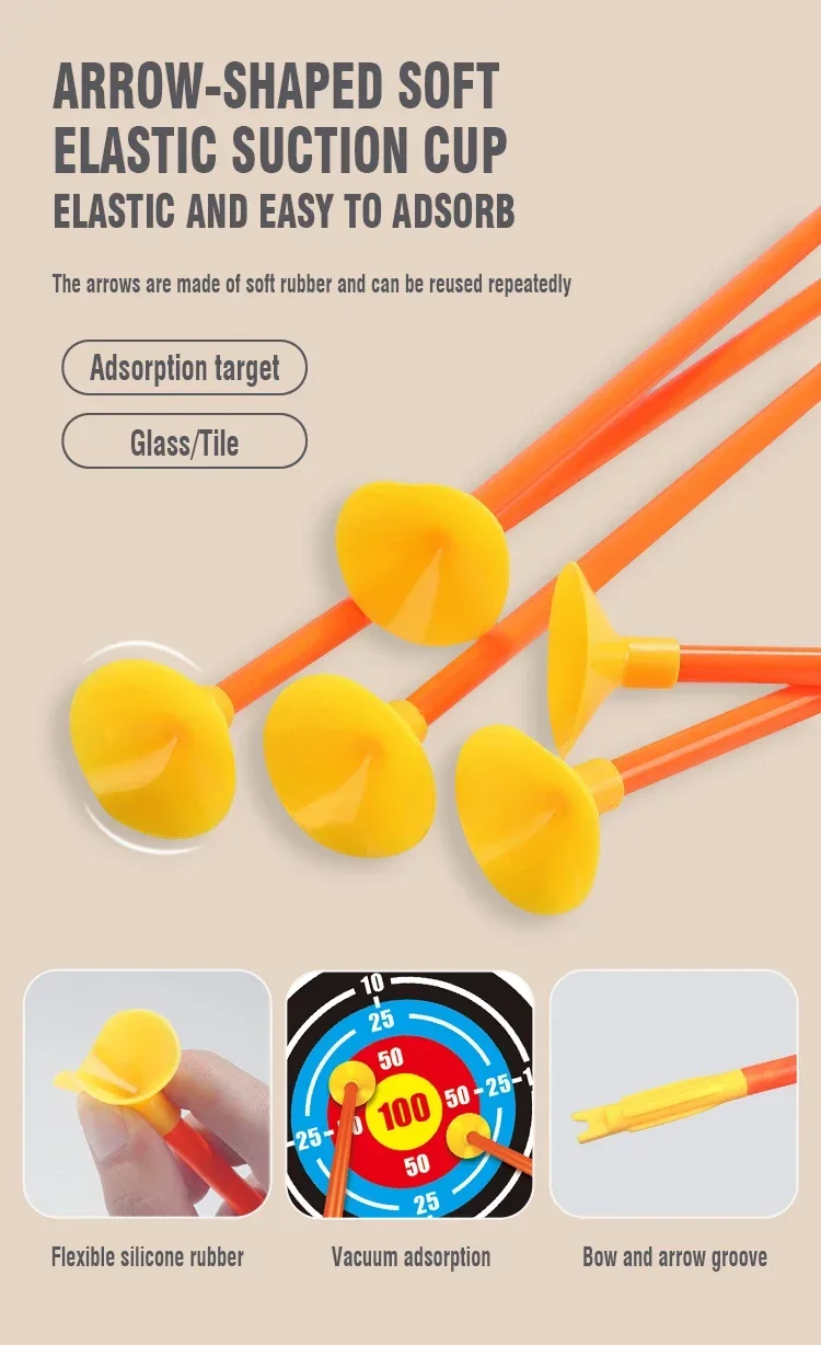 Juego de tiro con arco y flechas para niños, juegos de tiro recurvos para interiores y exteriores, juguete de caza, regalos interactivos para niños