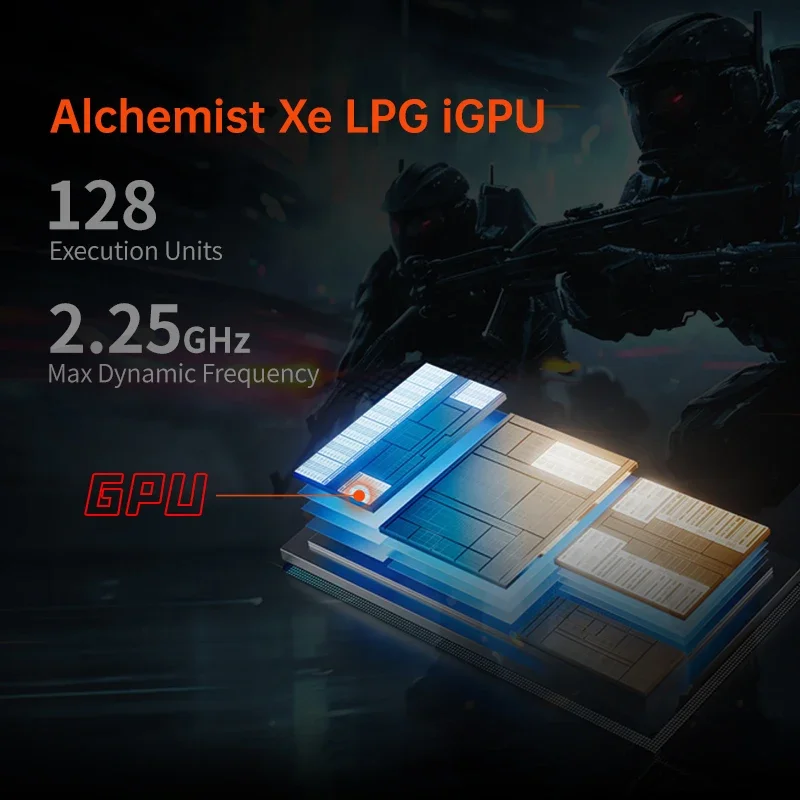 OneXPlayer X1 Tablet Laptop, konsol Game genggam Intel Core Ultra 7 155H 3 IN 1 10.95 "120Hz AI jenis data komputer CPU Win 11