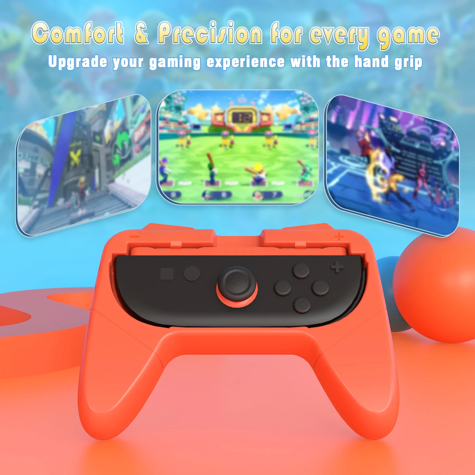 2 قطعة JoyCon2 حامل وحدة التحكم ل NS2 Switch2 JoyCon-2 Gamepads قبضة مقبض حامل القضية ، NS2 لعبة وحدة التحكم الملحقات