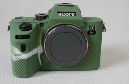 Bonita bolsa suave para cámara de vídeo para Sony A7III A7R3 A7 mark 3 A7 III, funda de silicona, funda protectora para cámara de goma