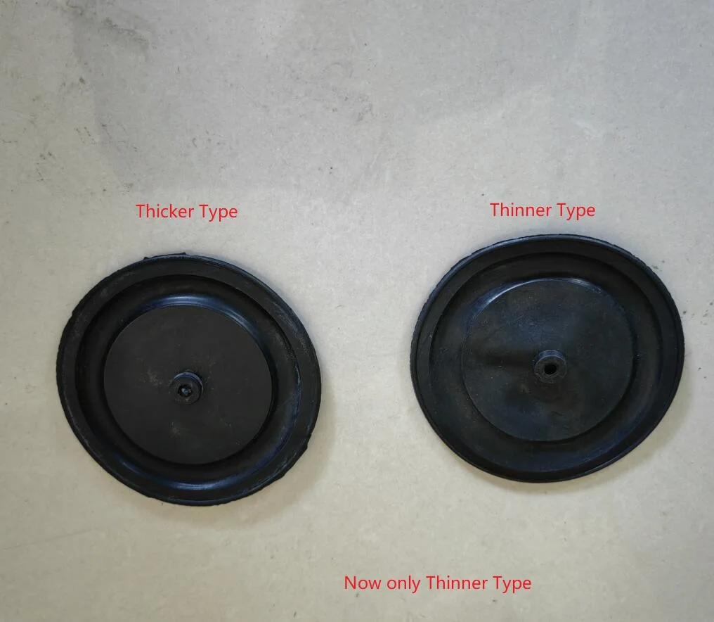 Thinner Type Gas Water Heater Parts black rubber membrane gasket 8cm