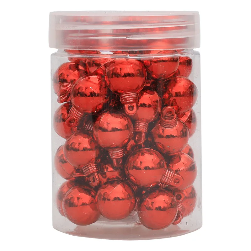 48Pcs/1.5CM Christmas Ball Decoration Supplies Christmas Tree Ornaments Pendants New Year Party Home Decoration - view 5