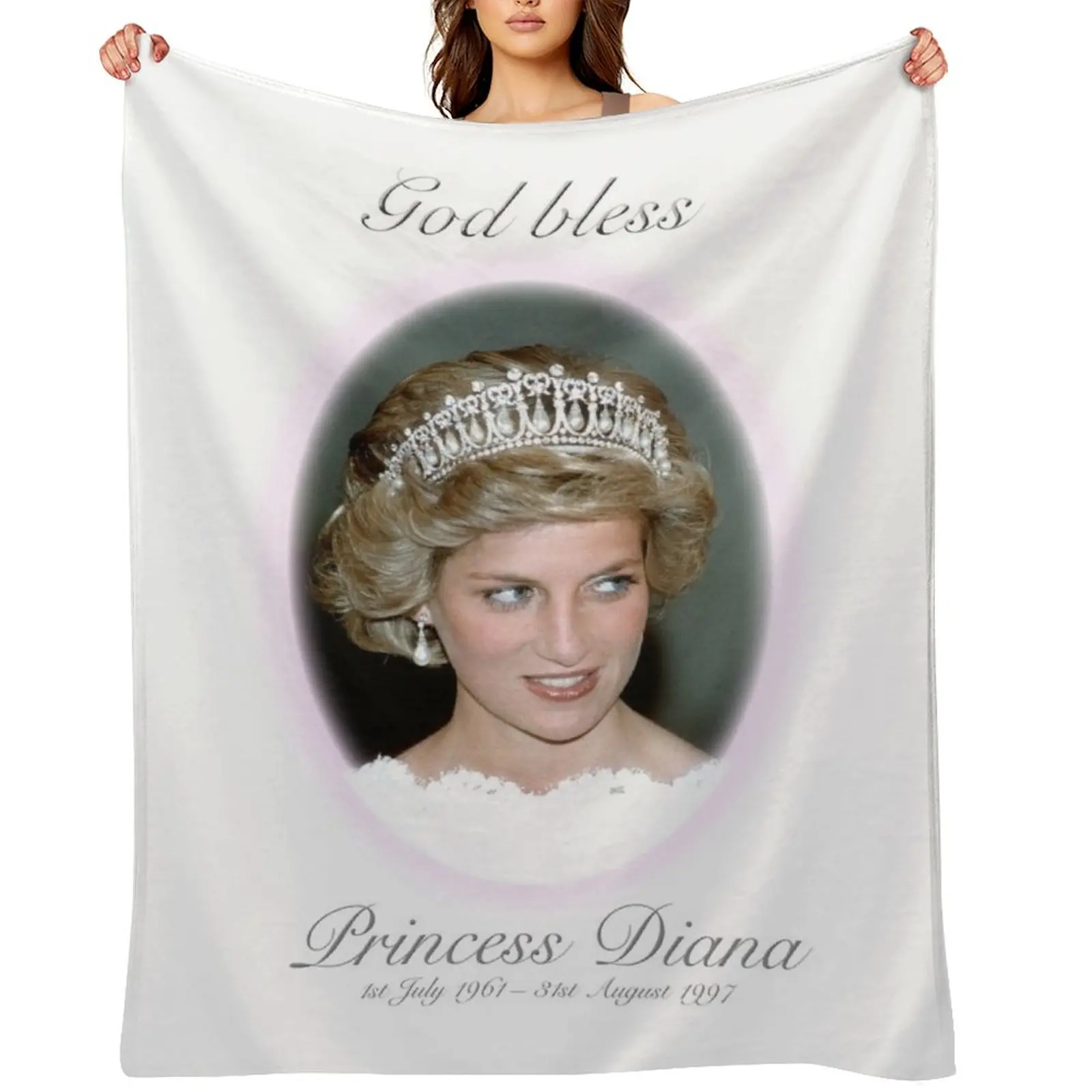 

God Bless Princess Diana - Remembrance Throw Blanket Baby halloween Blankets For Bed Furrys Blankets