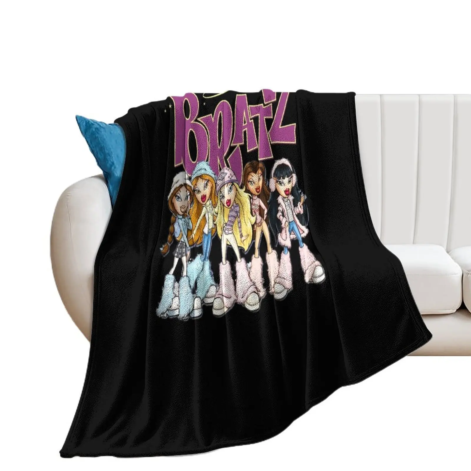 

Bratz Premium \t Throw Blanket Blankets Sofas Of Decoration funny gift Cute heavy to sleep Blankets