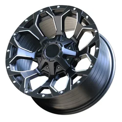 20inch black machine face offroad wheels 4X4 5X127 alloy car wheels