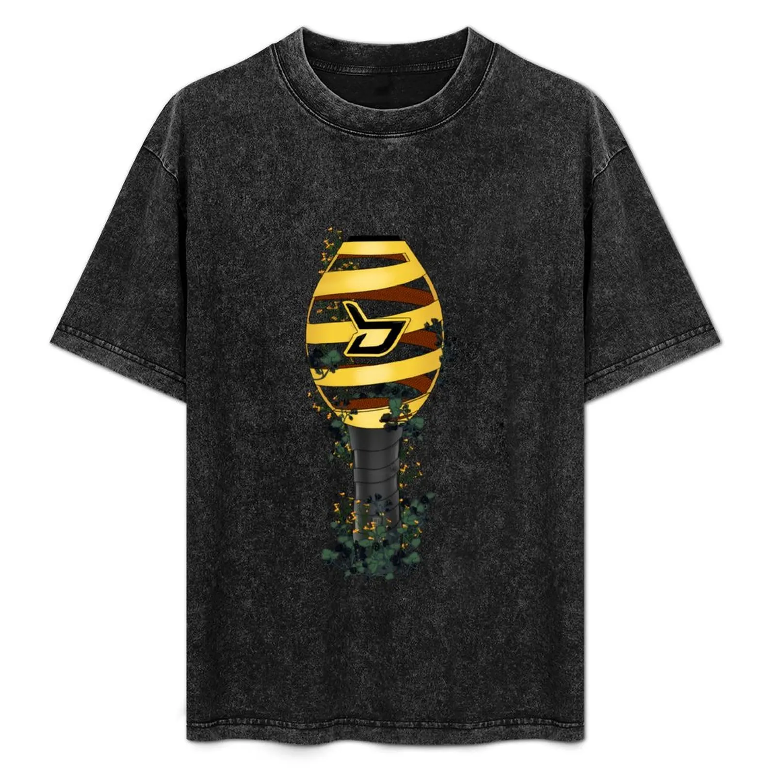 

BLOCK B Floral Lightstick kpop T-Shirt vintage graphic tee plus size tops anime summer 2025 luxury clothes men
