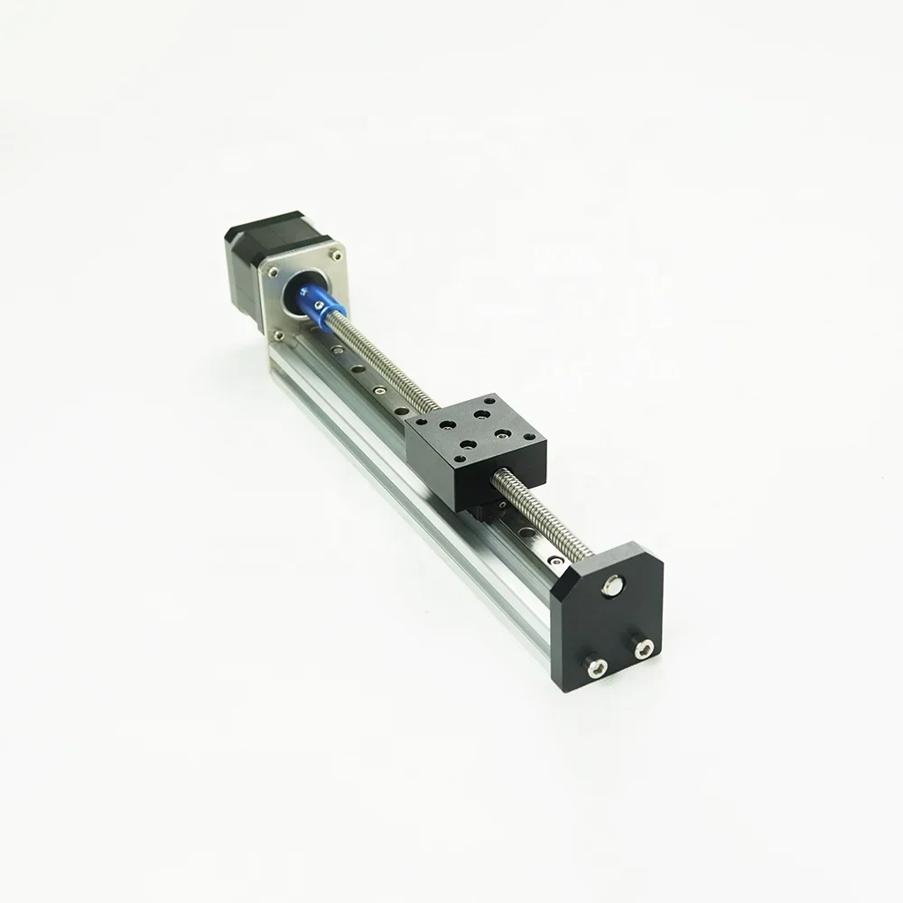 BACHIN Nema 17 Stepper Motor 300mm Effective Length Rail way CNC Screw Slide Linear Guide Motion Module