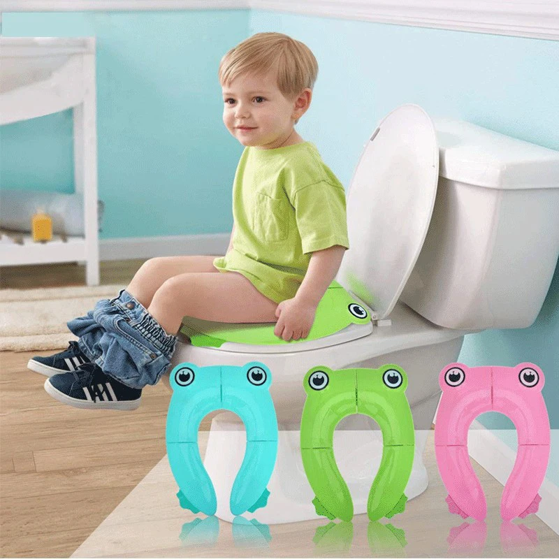 

Portable Kids Travel Potty Seat Pad Baby Folding Toilet Training Seat Cover Toddler Urine Assistant Cushion Children Pot Seater