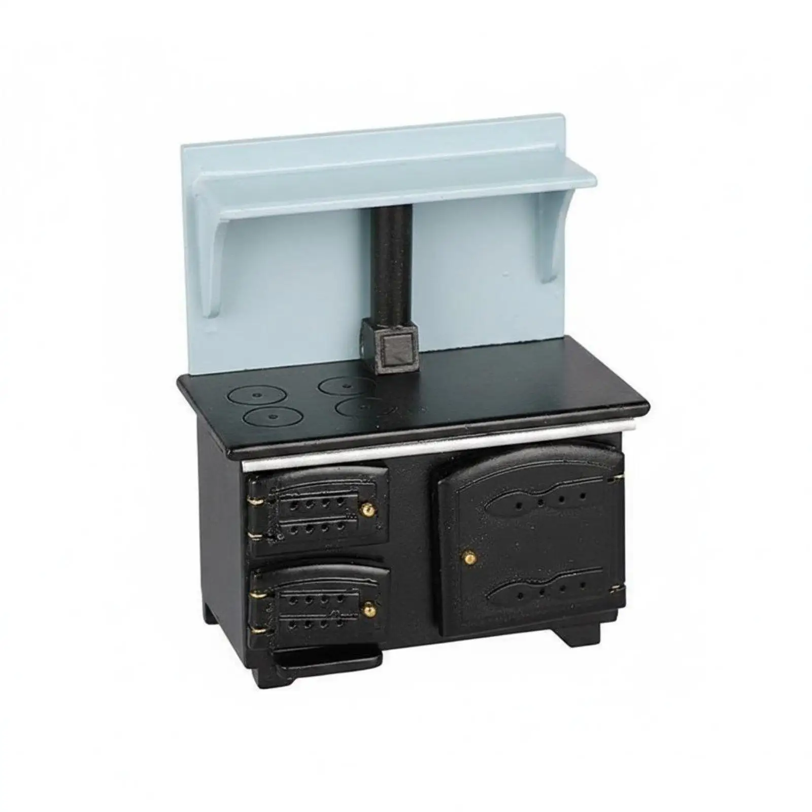 mini-fogao-preto-em-miniatura-reproducao-precisa-e-realista