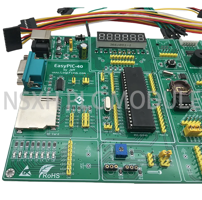 PIC Microcontroller Learning Development Board EasyPIC-40 PIC18F4550 Chip USB Development