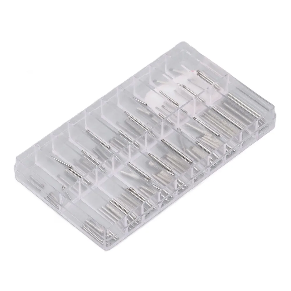 Durable Silver Watch Band Screw Set Stainless Steel 12*6.9cm Strap Screw Assortment Watch Repair Tool Kit Watch Repair Use