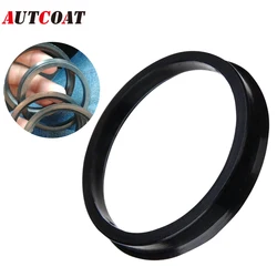 4Pcs/Set Black Automotive Car Plastic Wheel Hub Centric Rings Center Hubrings Bore 73.1-63.4, 73.1-65.1, 73.1-66.1, 73.1-66.6