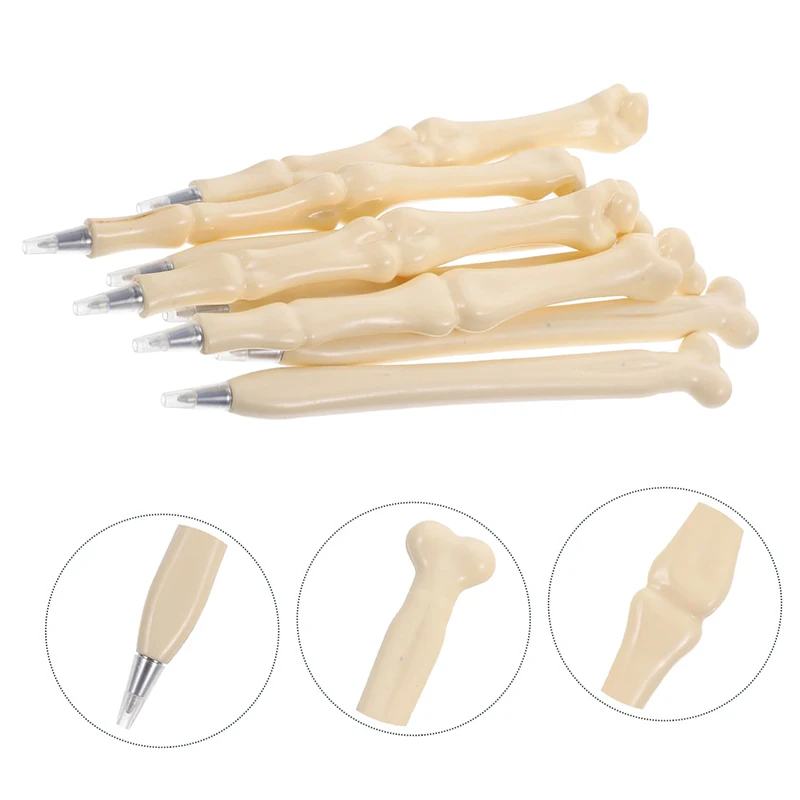 20Pcs Hilarious Fun Bone Pens Back To School Supply Halloween Festival Gift