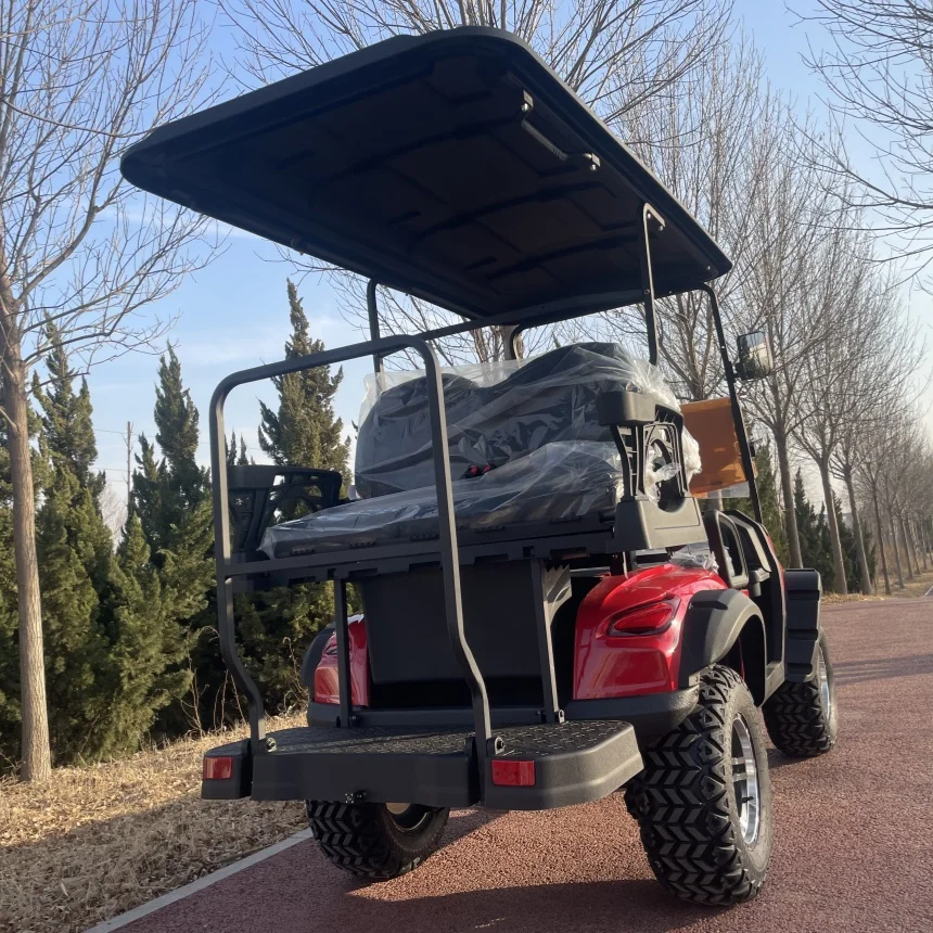 

2025 New Model E Luxury 4 Wheel 4 6 Seats Off-Road Electric Golf Cart With Long-Lasting LED Lights All-Terrain Off-Road Vehicle