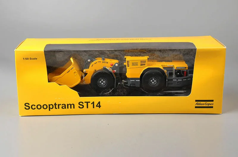 Nuovo modello pressofuso Atlas Copco 1/50 Scale Scooptram ST14 Unerground Loader per la raccolta regalo di JOAL