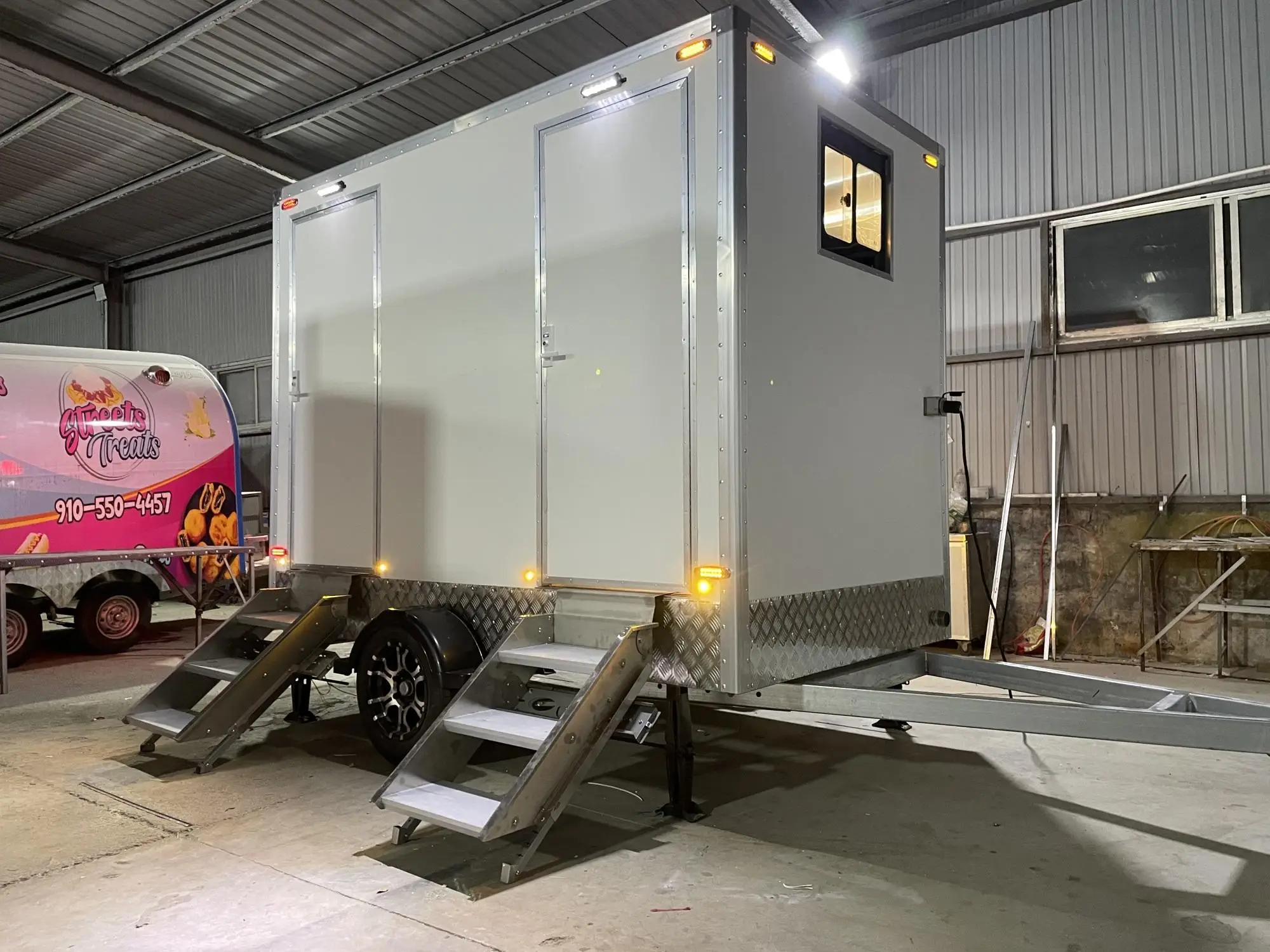 Duchas portátiles e inodoros portátiles, inodoro público, inodoro móvil, remolque, china