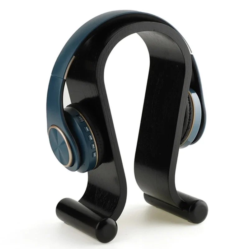 سماعات الرأس الخشبية المدمجة تقف الحد الأدنى من التصميمات التي تتناسب مع معظم سماعات الأذن مستقرة قاعدة تخزين سماعات الرأس بأمان